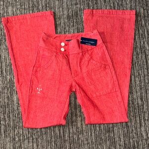 NWT Ralph Lauren Wide Leg Sailor Pants Size 26